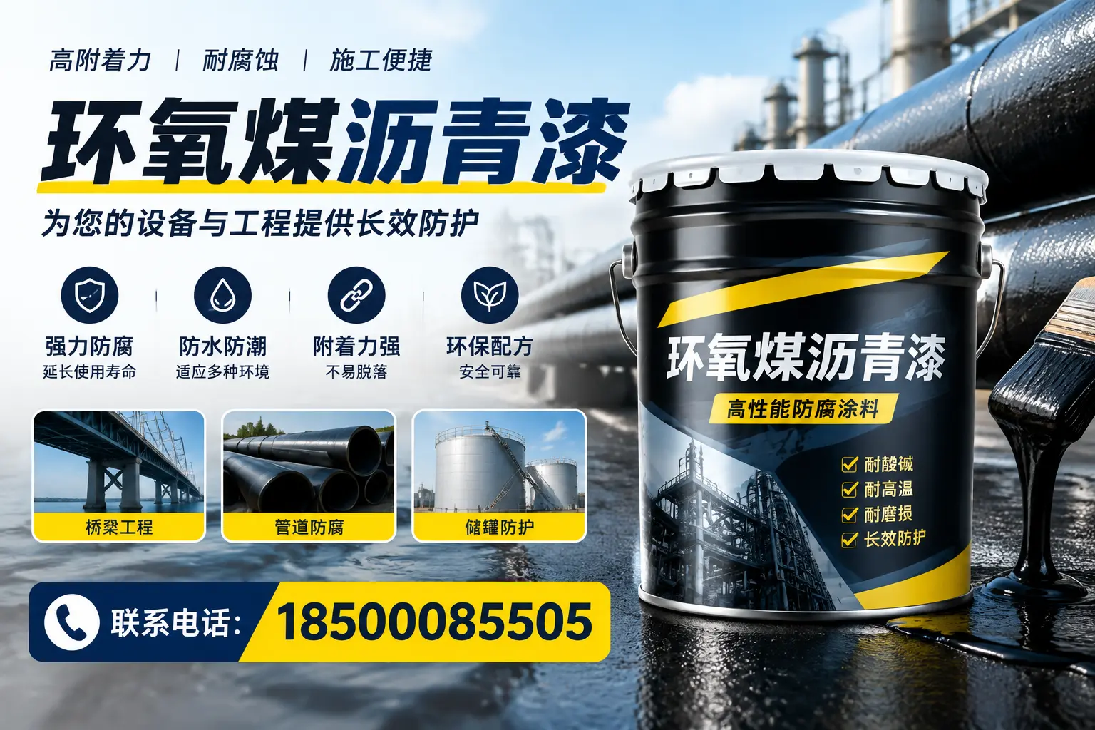 环氧煤沥青漆与其他涂料的对比分析，助力儋州企业决策